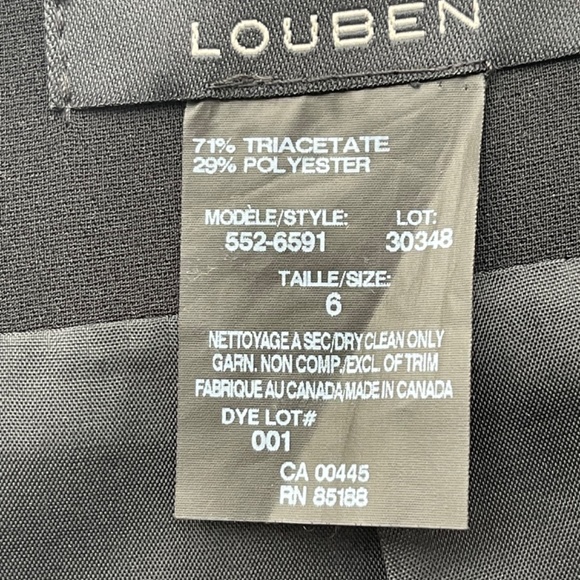 NWOT Black crepe midi pencil skirt with side slit - Picture 9 of 9